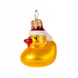 BOMBKA SZKLANA RĘCZNIE MALOWANA KACZKA DECORGURU BOMBKA SZKLANA RĘCZNIE MALOWANA KACZKA DECORGURU