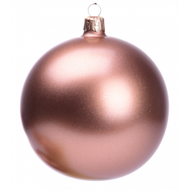 BOMBKI BOMBKA SZKLANE CHOINKOWE 8cmx9 BRĄZ BOMBKI BOMBKA SZKLANE CHOINKOWE 8cmx9 BRĄZ