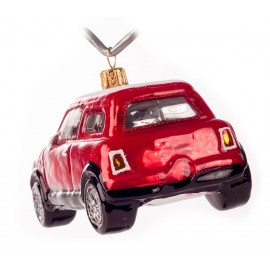 BOMBKA SZKLANA RĘCZNIE MALOWANA MINI COOPER BOMBKA SZKLANA RĘCZNIE MALOWANA MINI COOPER
