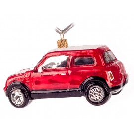 BOMBKA SZKLANA RĘCZNIE MALOWANA MINI COOPER BOMBKA SZKLANA RĘCZNIE MALOWANA MINI COOPER