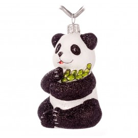 BOMBKA SZKLANA RĘCZNIE MALOWANA PANDA DECORGURU BOMBKA SZKLANA RĘCZNIE MALOWANA PANDA DECORGURU